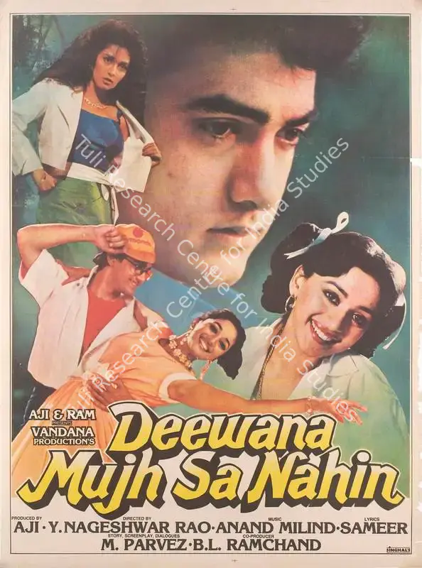 Aji (Producer), Deewana Mujh Sa Nahin, 1990 | Full Sheet Poster | CinemaEducation | 00767560