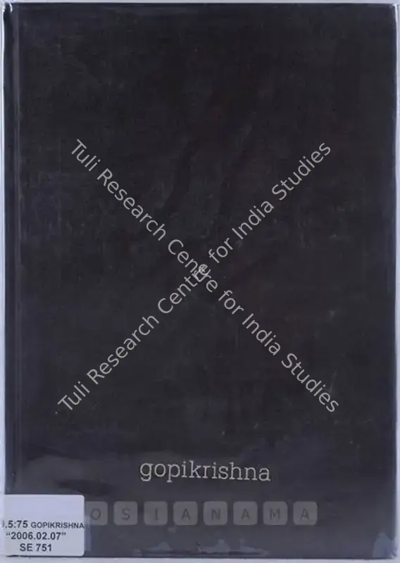 Gopikrishna (Artist). Cave in the Metropolis by Gopikrishna. New Delhi: Palette Art Gallery, 2006 | Solo Exhibition Catalogue  | 00875593
