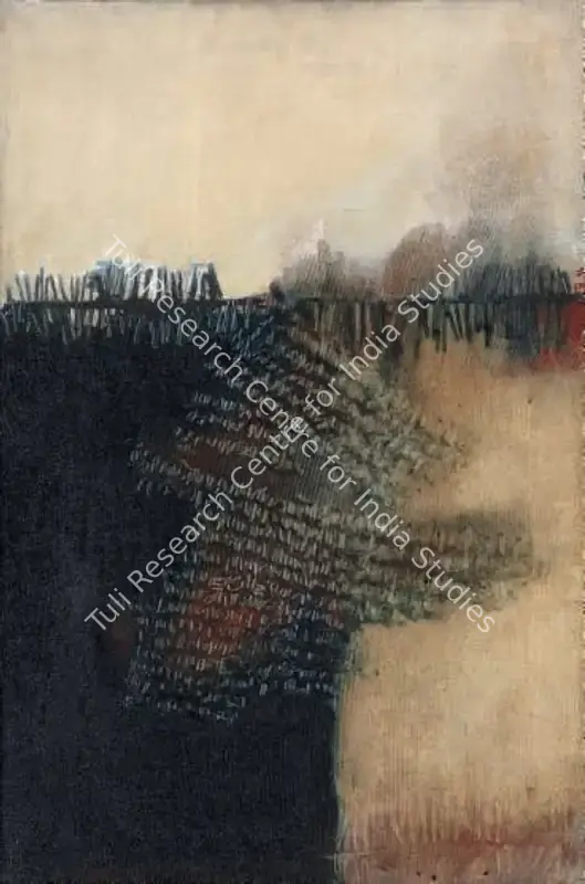 Malani, Nalini (Artist). The Barriers. Oil on canvas, 1966 | Painting | FineArts | 00331764