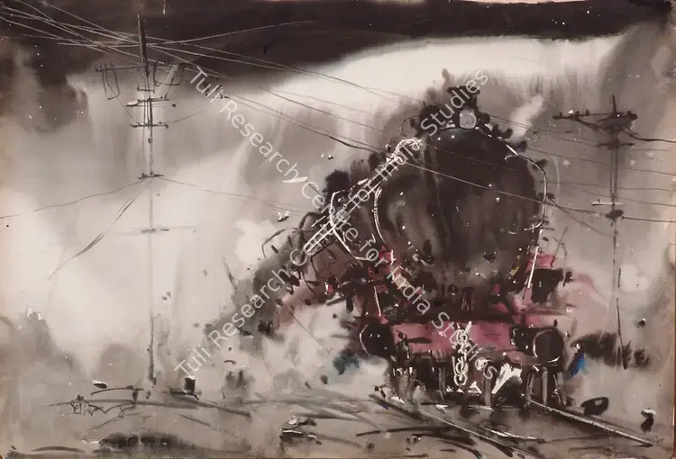 Maitra, Pradip (Artist). Untitled. Watercolour on paper, 1983 | Painting  | 00880798