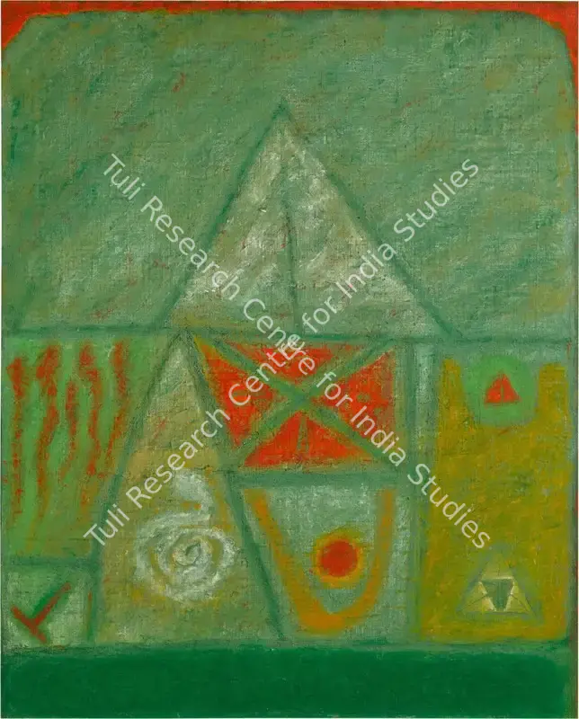 Panchal, Satish (Artist). Untitled. Oil on canvas, 1971 | Painting | FineArts | 00355922