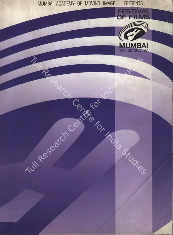 Mukherjee, Hrishikesh (Chairman). Mumbai International Film Festival. Mumbai: Mumbai Academy of Moving Image, November 1997 | International Film Festival Catalogue | CinemaEducation | 00838149