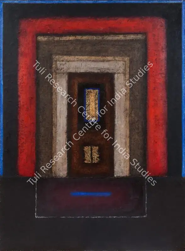 Bowen, Eric (Artist). The Silent Voice of Revelation. Oil and encaustic on canvas, 1991 | Painting | FineArts | 00642933