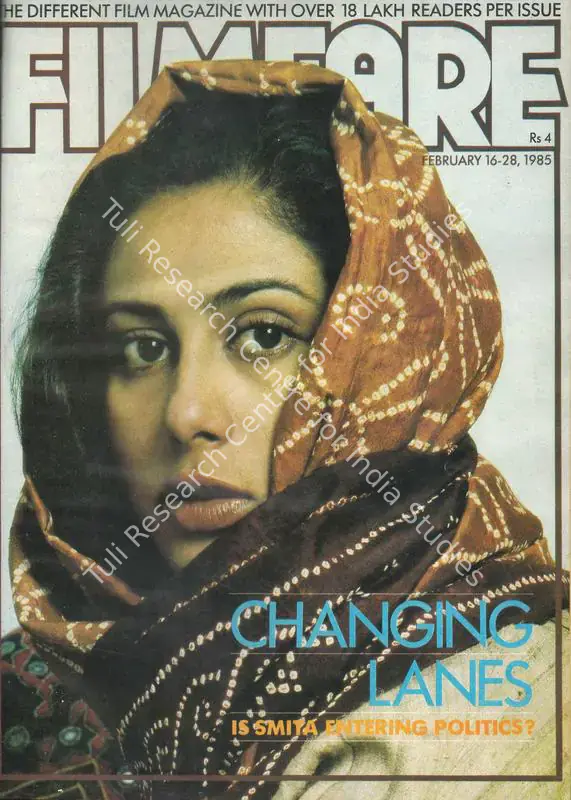 Nandy, Pritish (Editor). Filmfare - The Fortnightly Film Magazine. 34(4). Bombay: Pritish Nandy, c/o The Times of India, 16 February 1985 | Magazine | CinemaEducation | 00793767