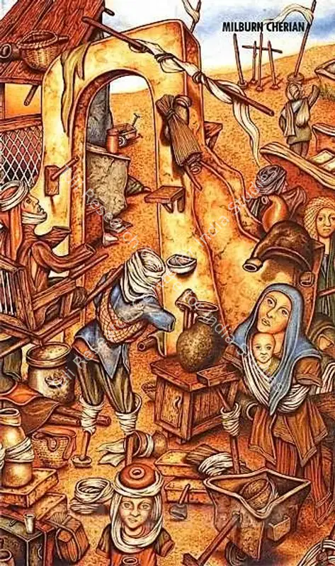 Cherian, Milburn (Artist). Milburn Cherian. Mumbai: Jehangir Art Gallery, 2004 | Solo Exhibition Catalogue  | 00875457
