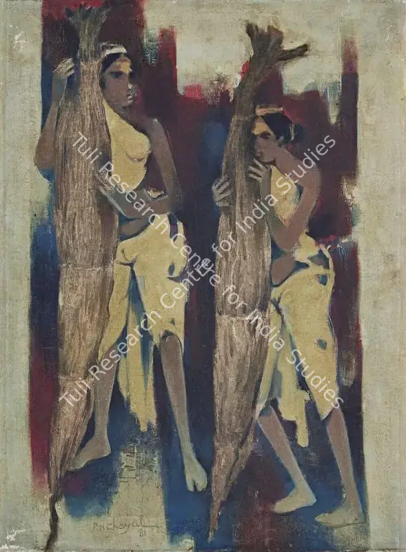 Choyal, P.N. (Artist). Untitled. Oil on canvas, 1981 | Painting | FineArts | 00354839