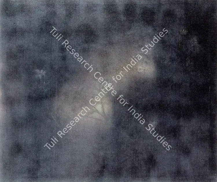 Roy, Suhas (Artist). Radha No. 7. Tempera on canvas, 1991 | Painting | FineArts | 00374601
