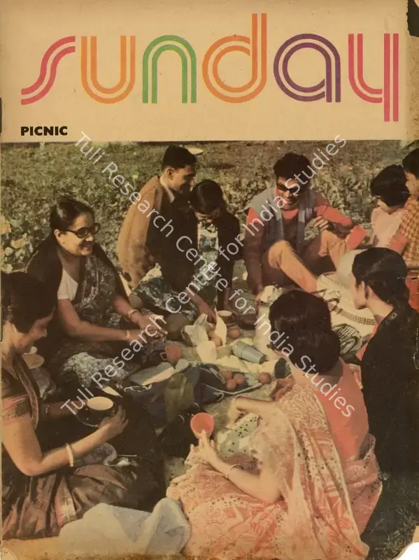 Sarkar, Aveek (Editor). Sunday. Calcutta: Ananda Bazar Patrika, 20 January 1974 | Magazine | CinemaEducation | 00842356