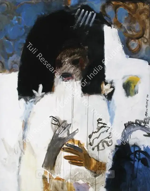 Mazumdar, Chittrovanu (Artist). Untitled. Acrylic on canvas, 1995 | Painting  | 00881531
