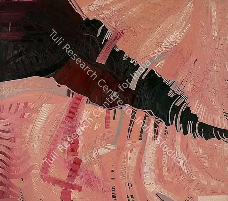 Makhijani, Sheila (Artist). What were you thinking. Oil on canvas, 2007 | Painting | FineArts | 00332578