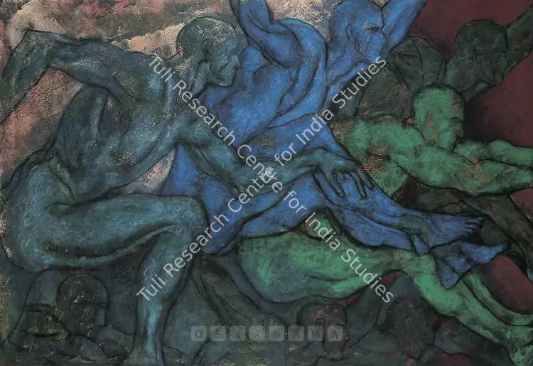 Deora, Meena (Artist). Away From Nadir. Oil on canvas, 2002 | Painting | FineArts | 00599905