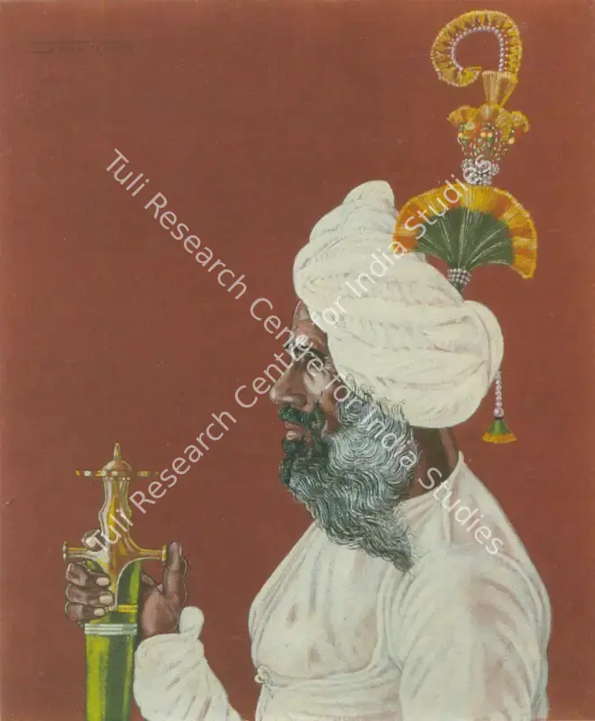 Stowitts, Hubert (Artist). Bura Das Bandari, Rajputana. Tempera on canvas, 1930 | Painting  | 00877662