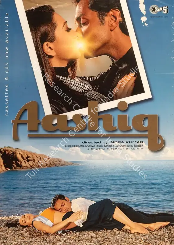 Sharma, Anil (Producer), Aashiq, 2001 | Full Sheet Poster | CinemaEducation | 00768980