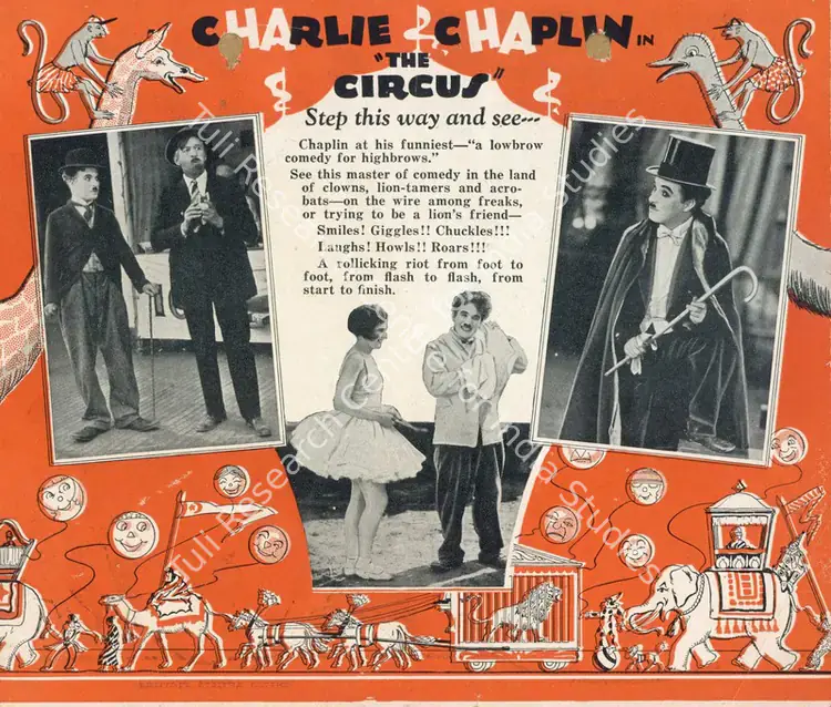 Chaplin, Charlie (Producer), The Circus, 1928 | Handbill | CinemaEducation | 00760880