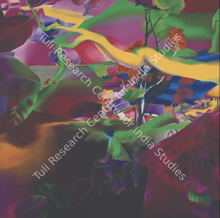 Mansoori, Nabibaksh (Artist). I Melt with You. Oil on canvas, 2019 | Painting | FineArts | 00603248