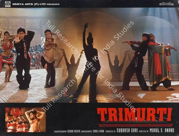 Mehta, Ashok (Cinematographer), Trimurti, 1995 | Lobby Card | CinemaEducation | 00788961