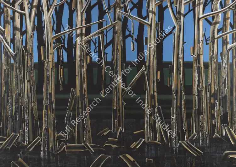 Krishnan, Rajan (Artist). Untitled. Mixed media on canvas, 2005 | Painting | FineArts | 00644803