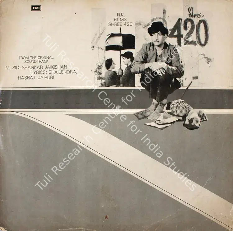 Kapoor, Raj (Producer), Shree 420, 1955 | Record Cover | CinemaEducation | 00749453
