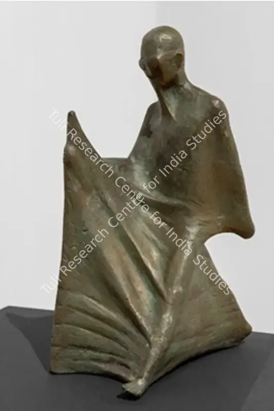 Regunadhan, K. (Artist). Gandhi. Bronze, 2016 | Sculpture | FineArts | 00337044