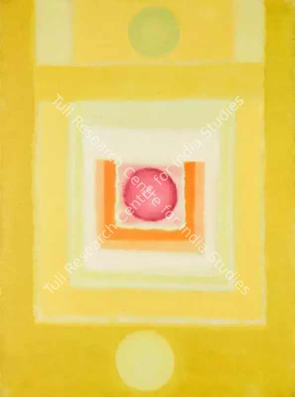 Patel, Balkrishna (Artist). Meditation II. Acrylic on canvas, 1969 | Painting | FineArts | 00417359