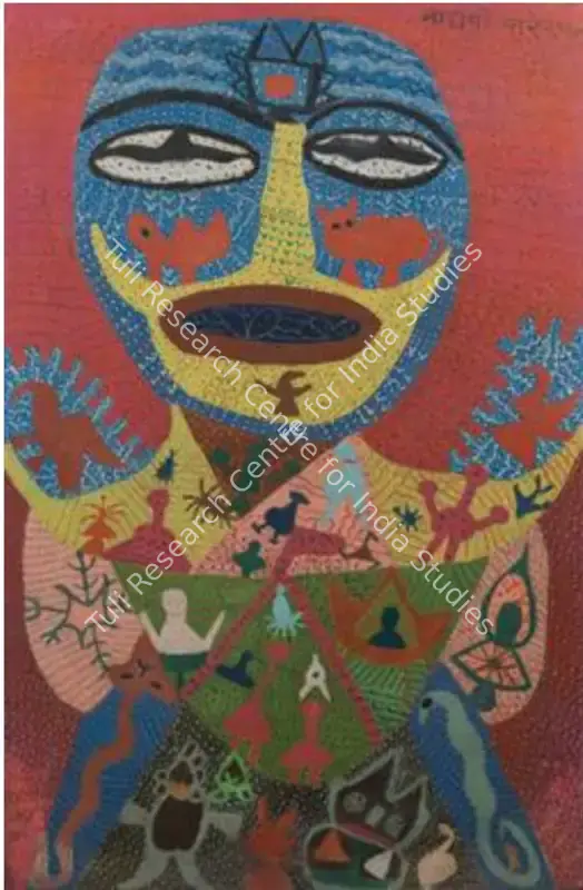 Parekh, Madhavi (Artist). Guru. Oil on canvas, 1961 | Painting  | 00867228