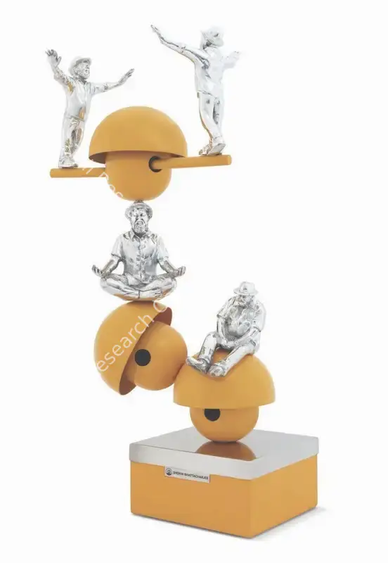 Bhattacharjee, Shovin (Artist). Untitled. Stainless steel and aluminium, n.d. | Sculpture | FineArts | 00603279