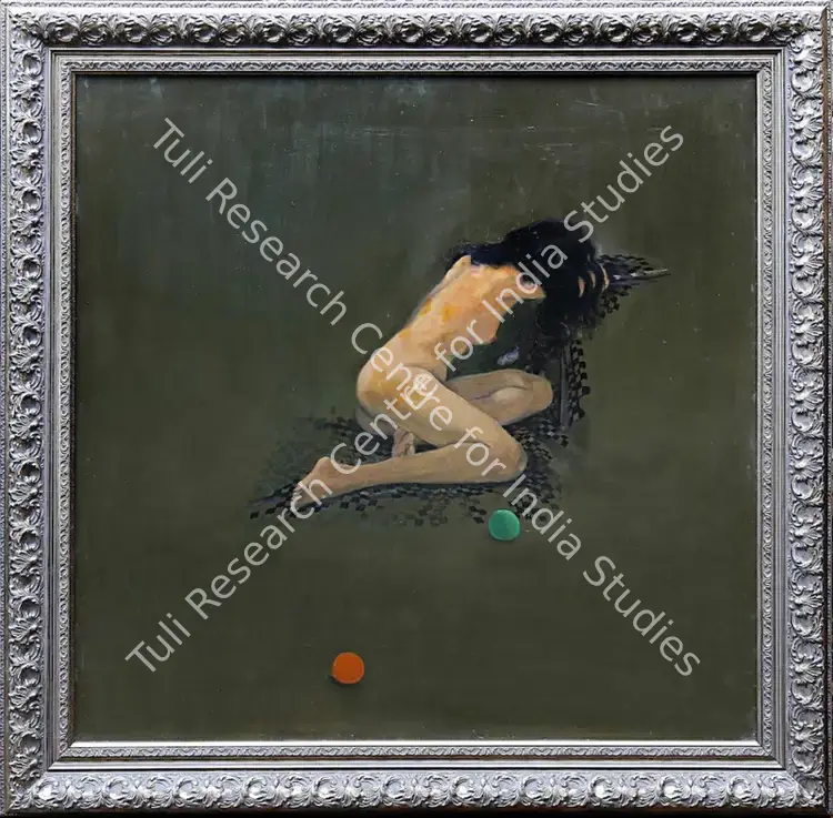 David, Colin (Artist). Untitled (Nude). Oil on board, n.d. | Painting | FineArts | 00642924