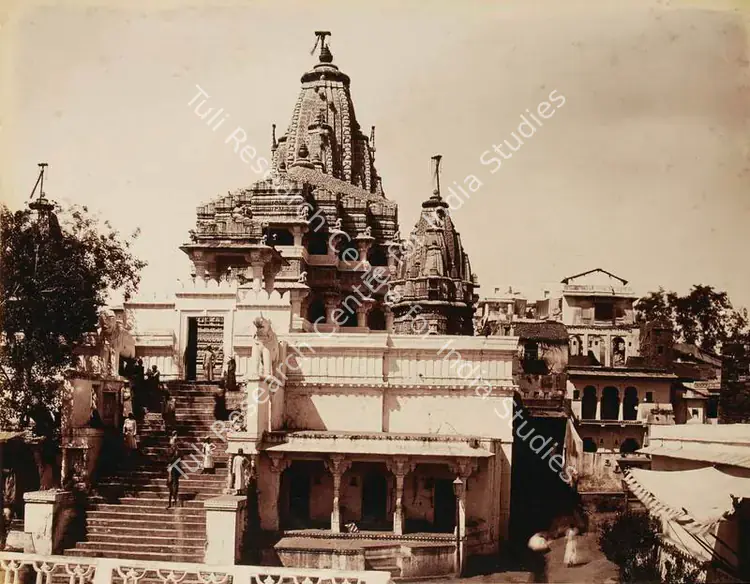 Dayal, Lala Deen (Photographer), Jugdeesh temple Odeypur, c.1890 | Antiquarian Photograph | Photography | 00115149