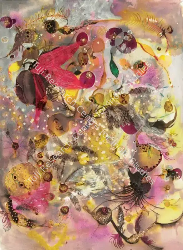 Banerjee, Rina (Artist). Wondering Angel Insects. Mixed media on paper, 2006 | Painting | FineArts | 0023861