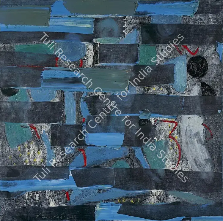 Hemraj (Artist). Eternal Reminiscence - II. Oil on canvas, 2018 | Painting | FineArts | 00547233