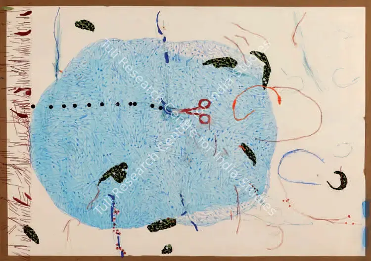 Qureshi, Imran (Artist). Untitled (Reshape). Acrylic, pen and watercolour on paper, 2006 | Painting | FineArts | 00645514