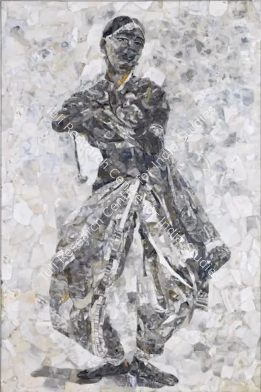 Gulgee, Ismail (Artist). Untitled (Dancing Girl). Marble mosaic, 1989 | Painting | FineArts | 00333016