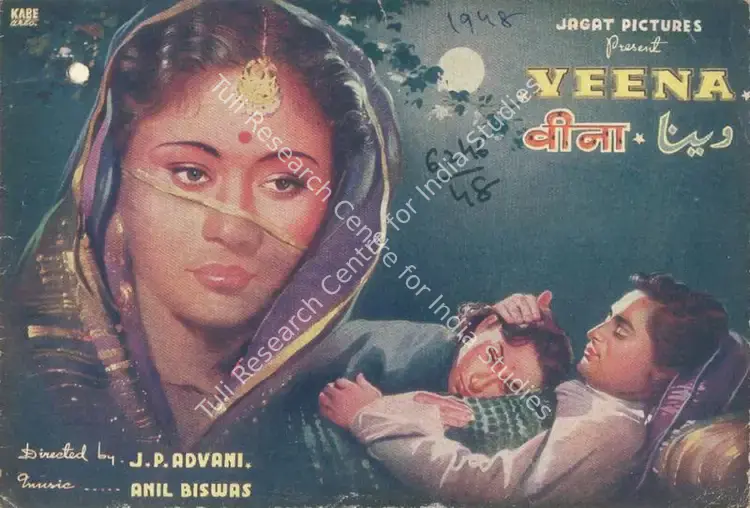 Advani, J.P. (Director), Veena, 1948 | Song-Synopsis Booklet | CinemaEducation | 00781982