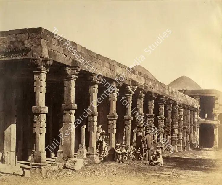 Beato, Felice (Photographer), Hindoo Temple in Kootub, Delhi, 1858-1859 | Antiquarian Photograph | Photography | 00116321