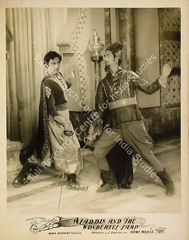 Wadadeker, Anant (Cinematographer), Aladdin Aur Jaadui Chiraag, 1952 | Lobby Card | CinemaEducation | 00829562