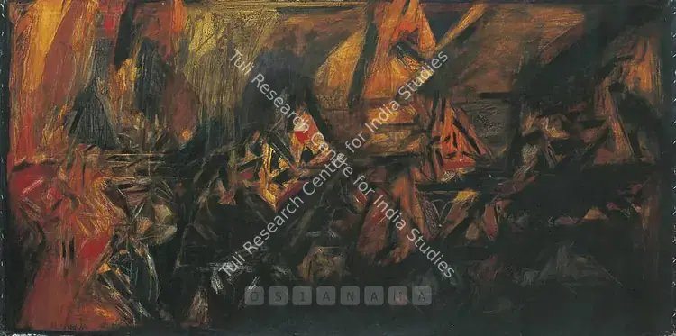 Raza, S.H. (Artist). Paysage. Oil on canvas, 1979 | Painting  | 00877556