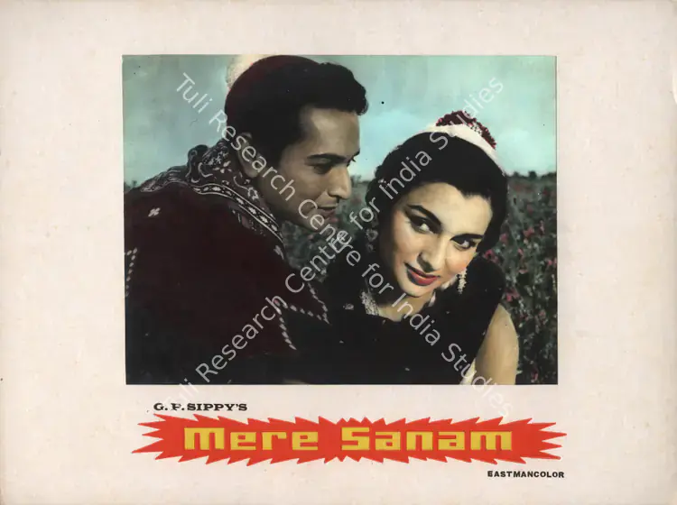Vaikunth, K. (Cinematographer), Mere Sanam, 1965 | Photographic Still Mounted on Lobby Card | CinemaEducation | 00765332