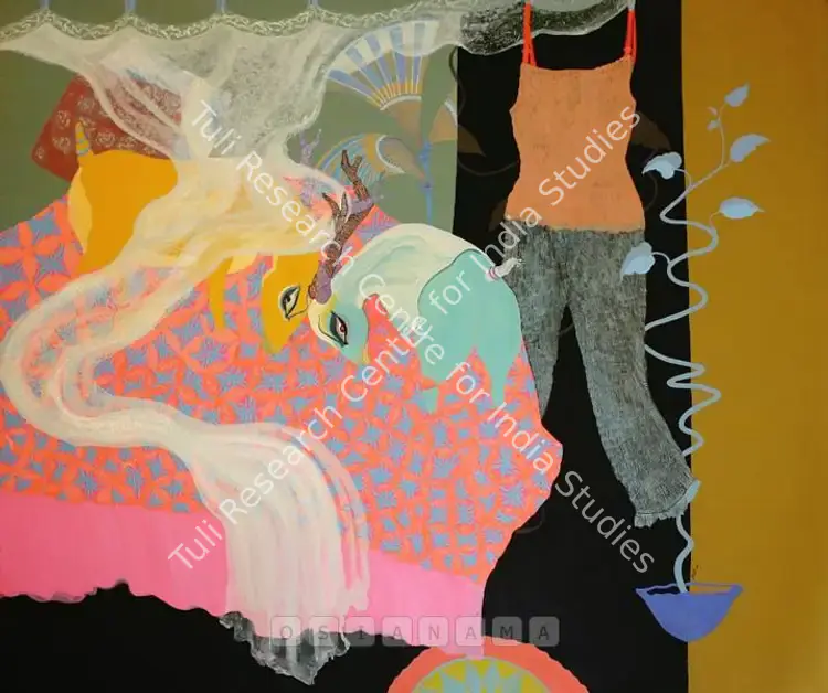 Ghosh, Piyali (Artist). The Instinct. Tempera on canvas, 2006 | Painting | FineArts | 00757020