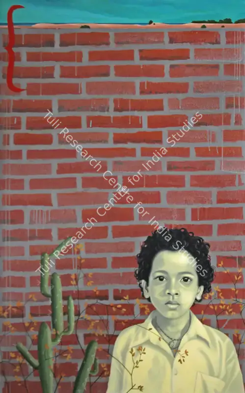 Pani, Birendra (Artist). Boy Dancer. Acrylic on canvas, 2007 | Painting | FineArts | 0022814