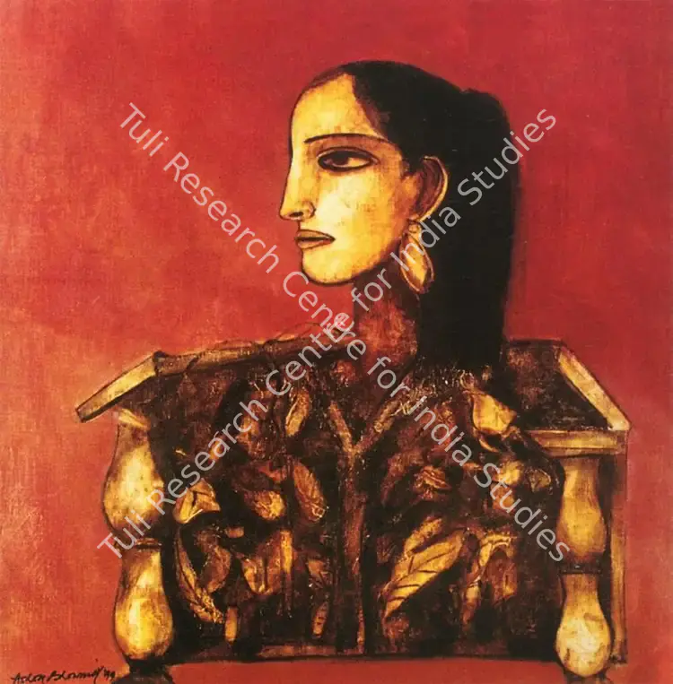 Bhowmick, Ashok (Artist). Untitled. Mixed media on canvas, n.d. | Painting | FineArts | 00372062