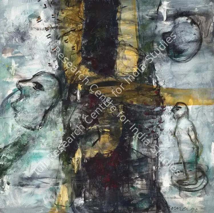 Iranna, G.R. (Artist). Untitled. Oil on canvas, 1995 | Painting | FineArts | 00603885