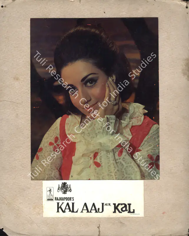 Dutt, Taru (Cinematographer), Kal Aaj Aur Kal, 1971 | Photographic Still Mounted on Lobby Card