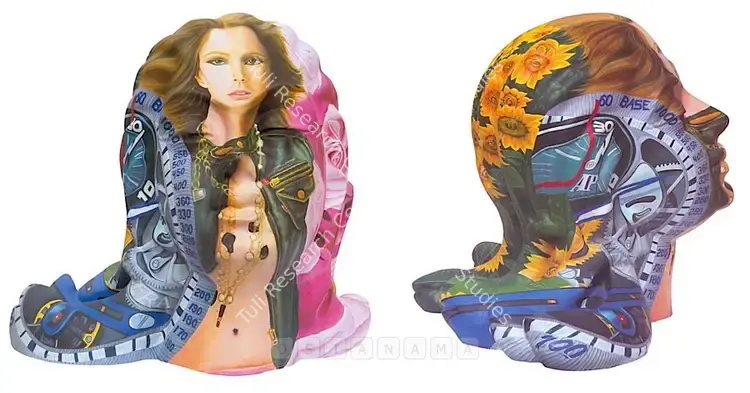 Bothsa, Venkat (Artist). Enigma 52. Fiber glass and enamel paints with melamine coat, 2007 | Sculpture | FineArts | 00575843