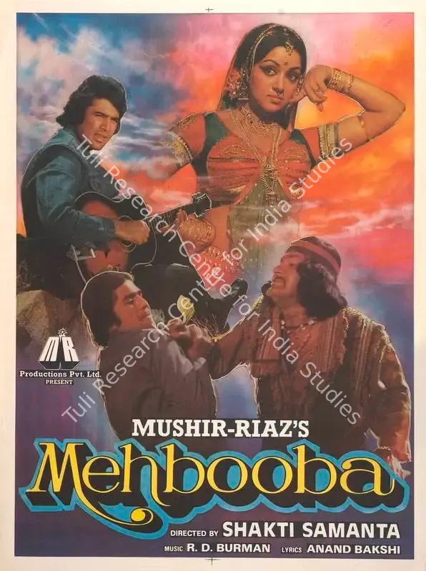 Mushir (Producer), Mehbooba, 1976 | Full Sheet Poster | CinemaEducation | 00766769