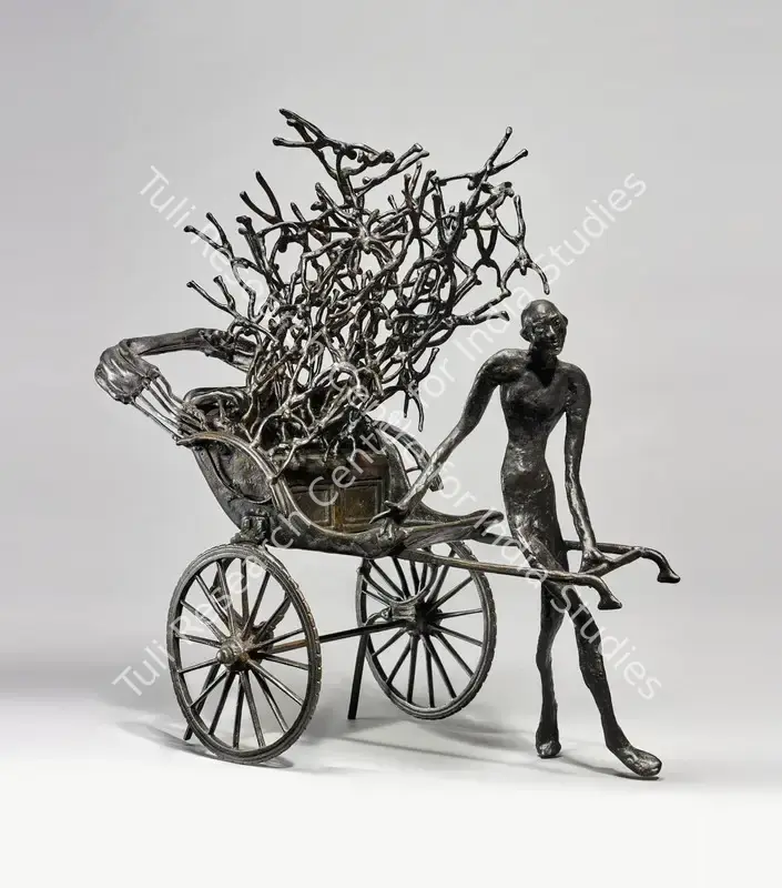 Radhakrishnan, K.S. (Artist). My Feet is the only Carriage. Bronze, 1998 | Sculpture | FineArts | 00334001