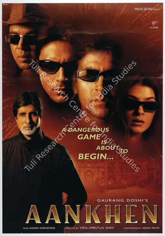 Doshi, Gaurang (Producer), Aankhen, 2002 | Full Sheet Poster | CinemaEducation | 00769201