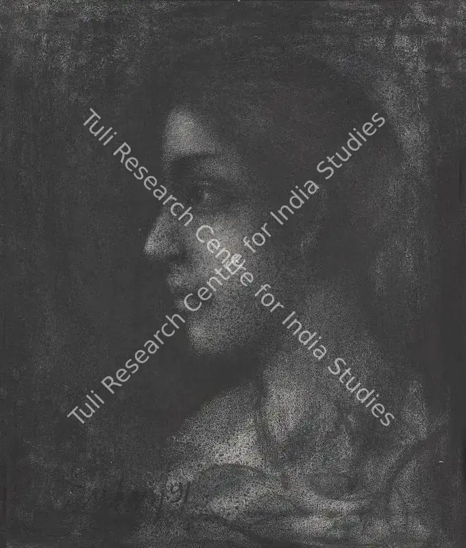 Roy, Suhas (Artist). Untitled. Charcoal on canvas, 1991 | Painting | FineArts | 00417506