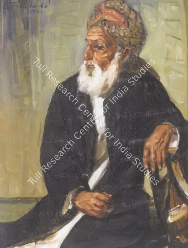 Trindade, Angela (Artist). Wayside Philosopher. Oil on board, 1941 | Painting | FineArts | 00576161