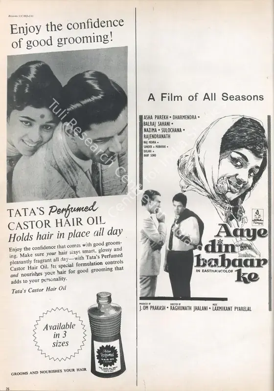 Prakash, J.Om (Producer), Aaye Din Bahaar Ke, 1966 | Advertisement, Star & Style, 15 October 1966 | CinemaEducation | 00791685