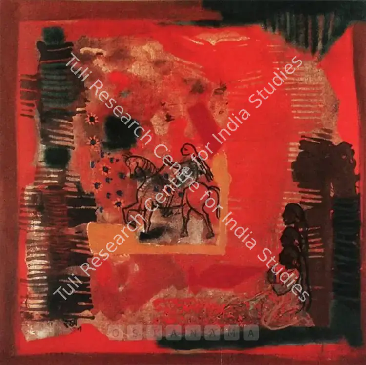 Rao, Rekha (Artist). Tapestry I. Oil on canvas, 2001 | Painting | FineArts | 00599567